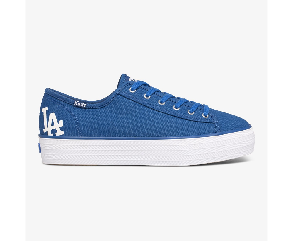 Keds Sneaker Damen Blau - Triple Kick Mlb® - OAR-349715